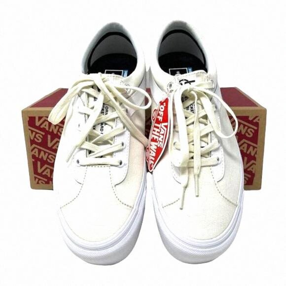 💖MEGA SALE💖Vans Bold Ni Women Marshmallow White VN0A3WLPWP3 Skateboarding - Picture 8 of 12